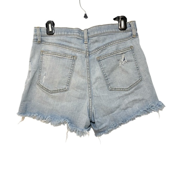 GAP Distressed High Rise Denim Shorts, Size 30 - Picture 2 of 11